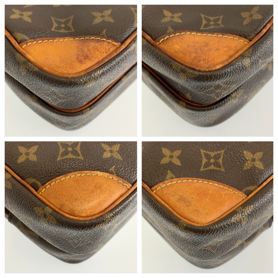 LOUIS VUITTON ルイヴィトン モノグラム アマゾン ブラウン ゴールド金具 PVC / レザー M45236 ショルダーバッグ ポシェット レディース BC34