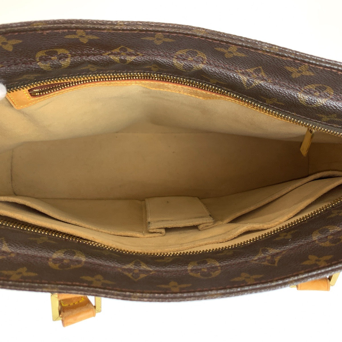 LOUIS VUITTON ルイヴィトン モノグラム ルコ ブラウン ゴールド金具 PVC / レザー M51155 トートバッグ ショルダーバッグ レディース BC47