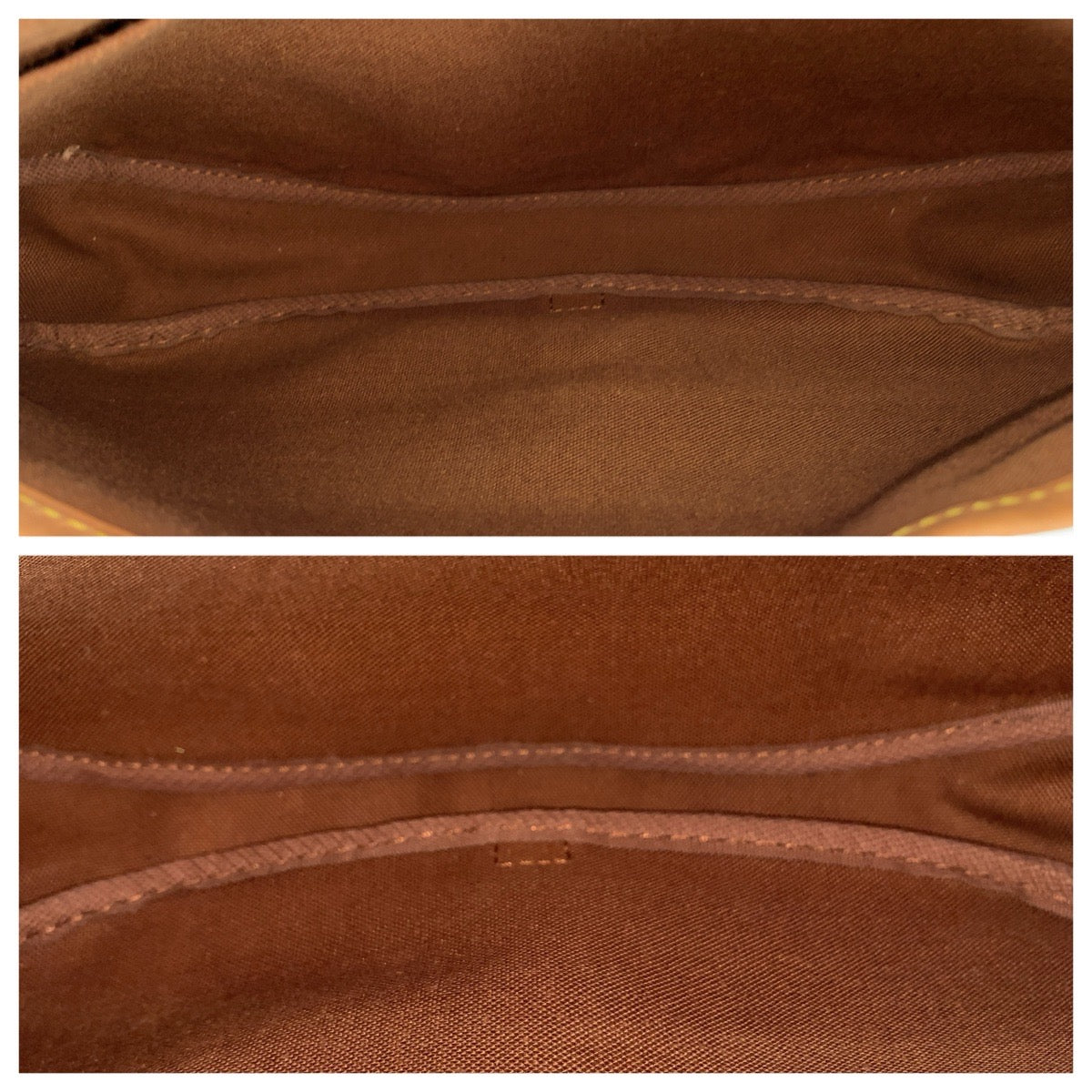 LOUIS VUITTON ルイヴィトン モノグラム ソミュール 30 ブラウン ゴールド金具 PVC / レザー M42256 ショルダーバッグ メッセンジャーバッグ レディース AB73