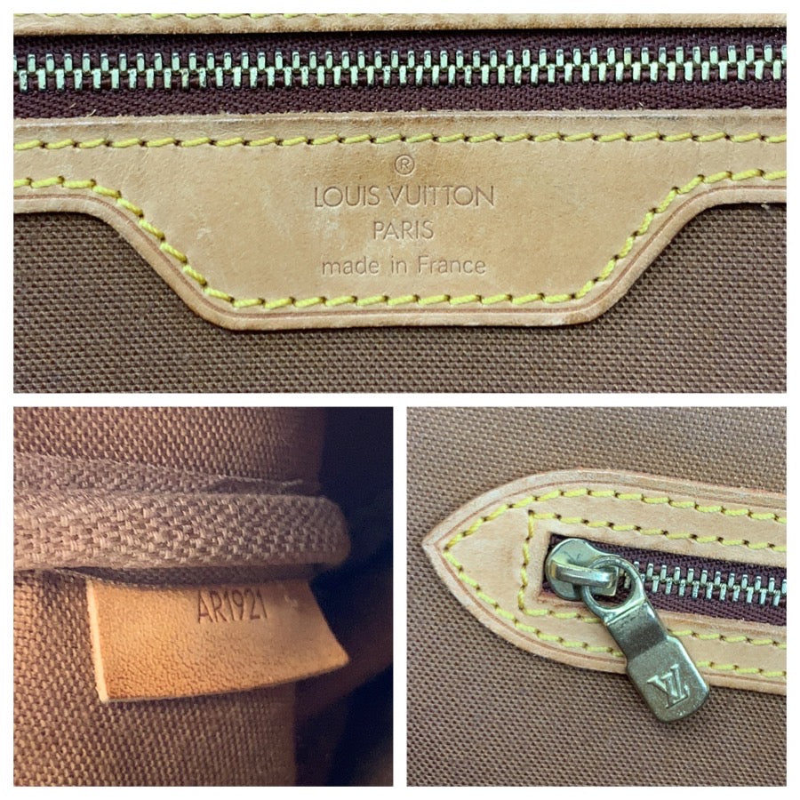 LOUIS VUITTON ルイヴィトン モノグラム ジベシエールMM ブラウン ゴールド金具 PVC / レザー M42247 ショルダーバッグ メッセンジャーバッグ レディース B70