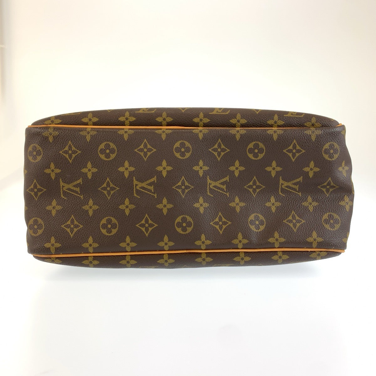 LOUIS VUITTON ルイヴィトン モノグラム ドーヴィル ブラウン ゴールド金具 PVC / レザー M47270 ハンドバッグ ミニボストンバッグ レディース B62