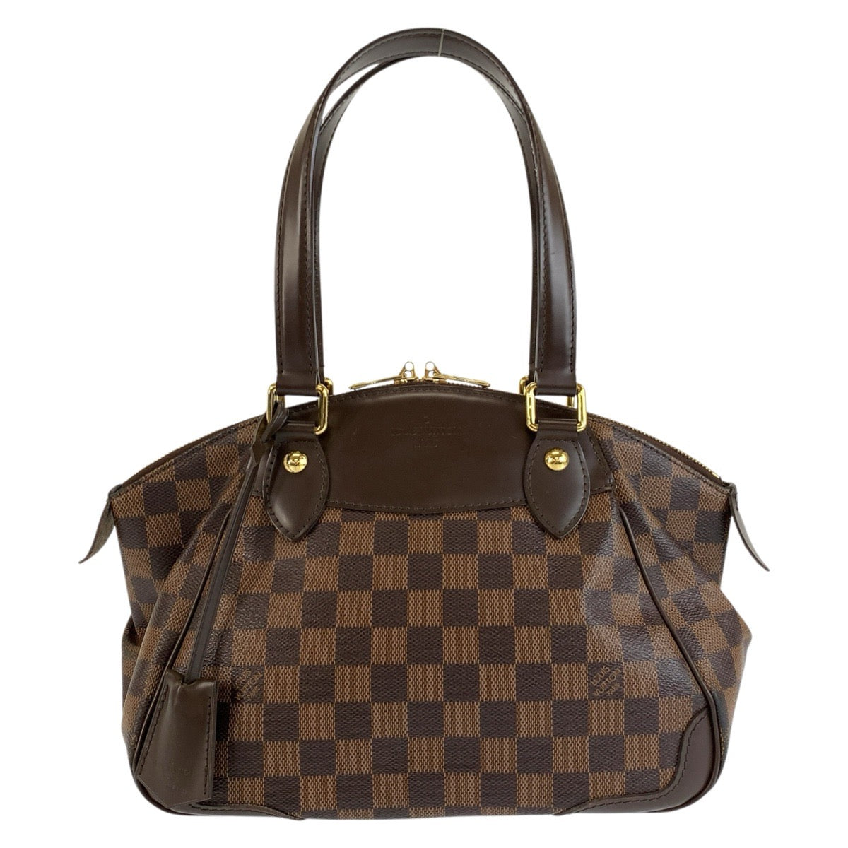 LOUIS VUITTON ルイヴィトン ダミエ ヴェローナ PM ブラウン ゴールド金具 PVC N41117 ハンドバッグ トートバッグ ショルダーバッグ レディース ABP100