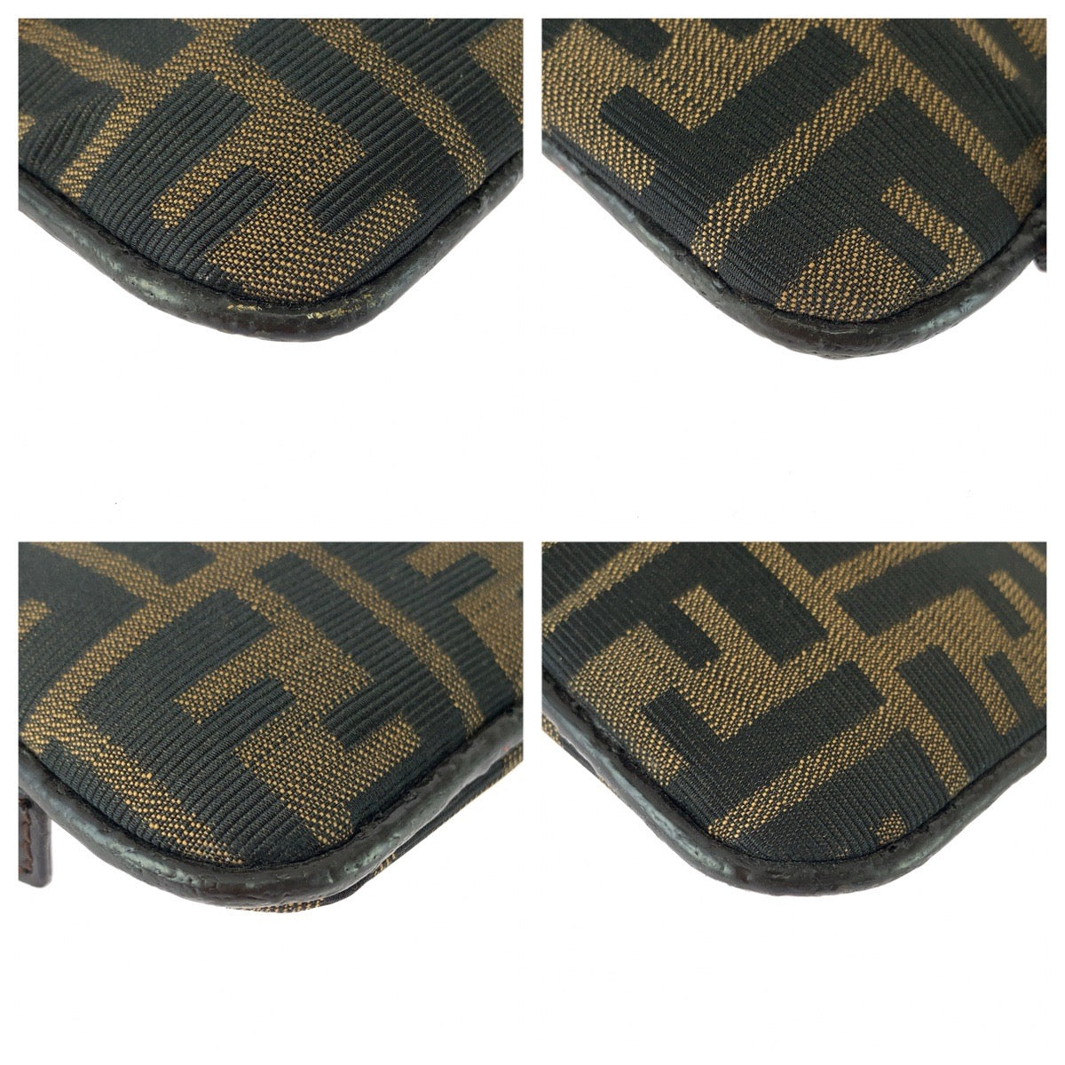 FENDI フェンディ ヴィンテージ ズッカ ブラウン シルバー金具 キャンバス / レザー 26685 ショルダーバッグ レディース ABP92