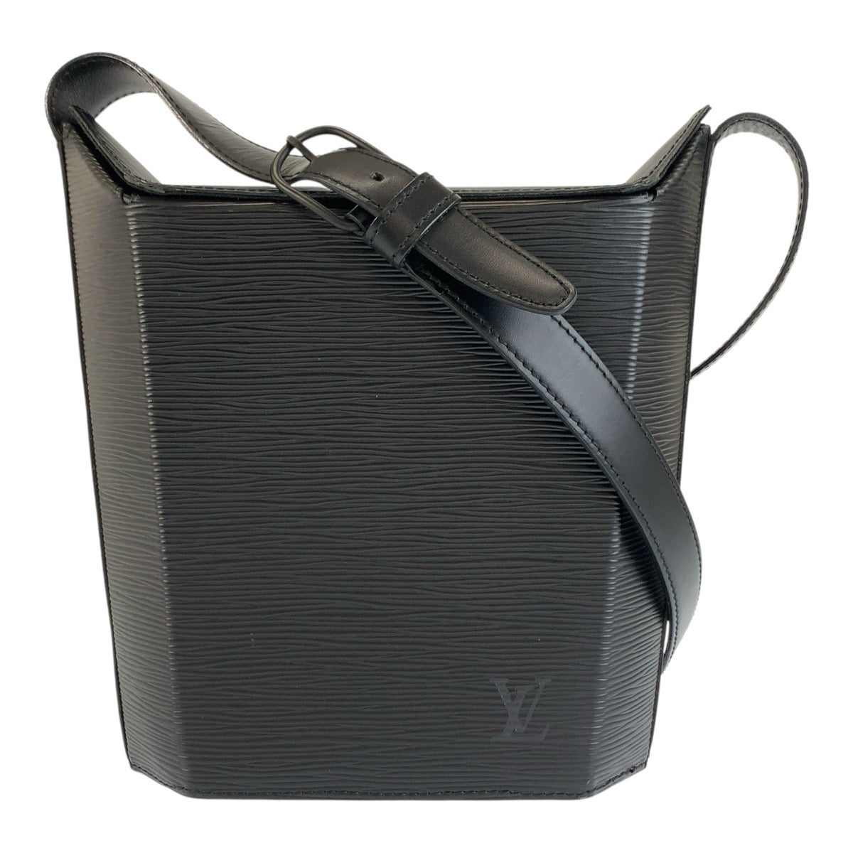 LOUIS VUITTON ルイヴィトン エピ サック ソウ ブラック 黒 レザー M80161 ショルダーバッグ レディース ABP44