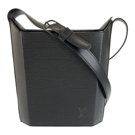 LOUIS VUITTON ルイヴィトン エピ サック ソウ ブラック 黒 レザー M80161 ショルダーバッグ レディース ABP44
