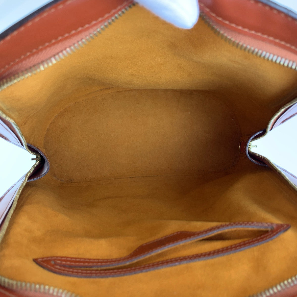 LOUIS VUITTON ルイヴィトン エピ ゴブラン ケニアブラウン ゴールド金具 レザー M52293 リュックサック バックパック レディース AB51