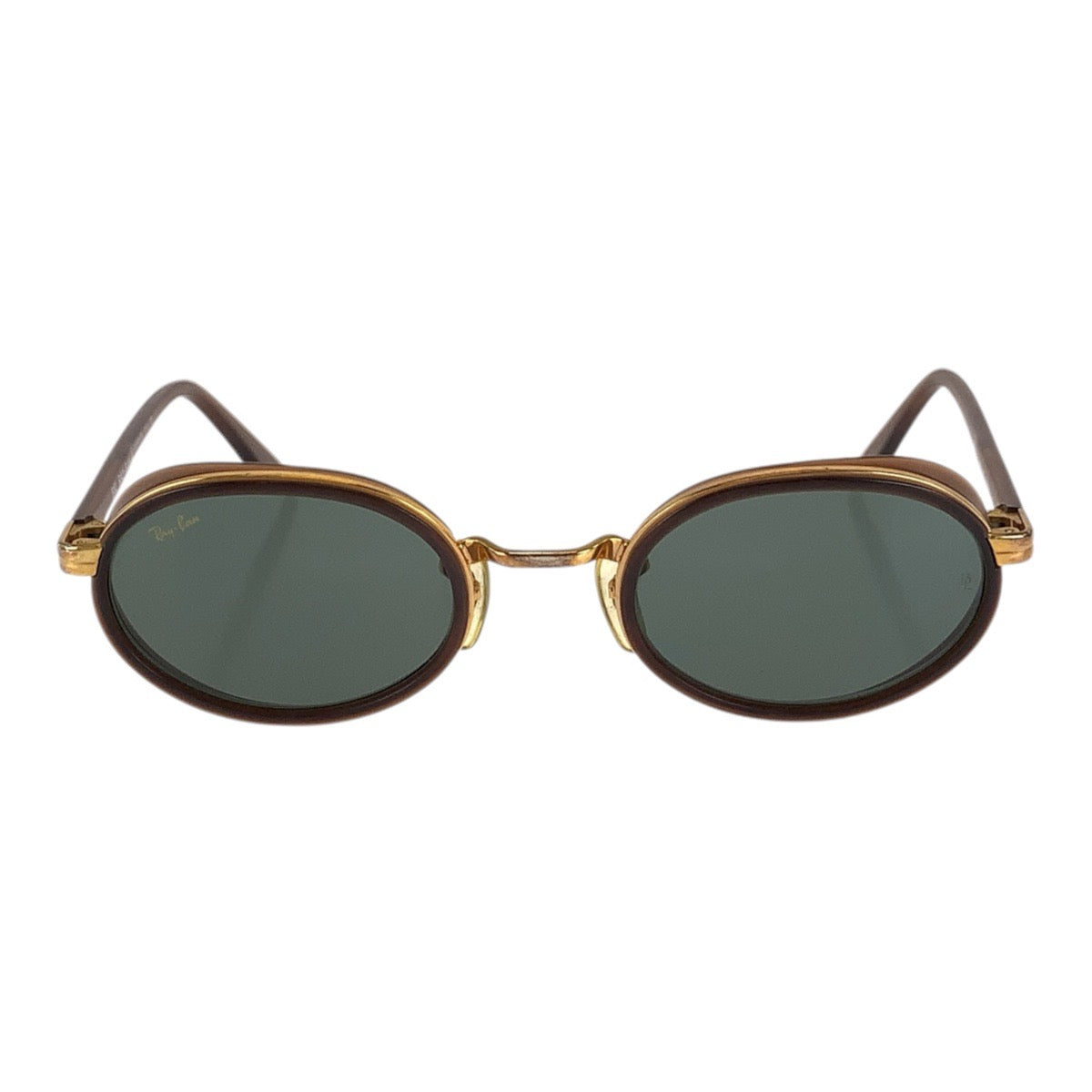 Ray-Ban レイバン ヴィンテージ ボシュロム Sidestreet Crosswalk ブラウン ゴールド金具 プラスチック / メッキ RB3037 W2814 サングラス 男女兼用 オーバル メンズ AB13