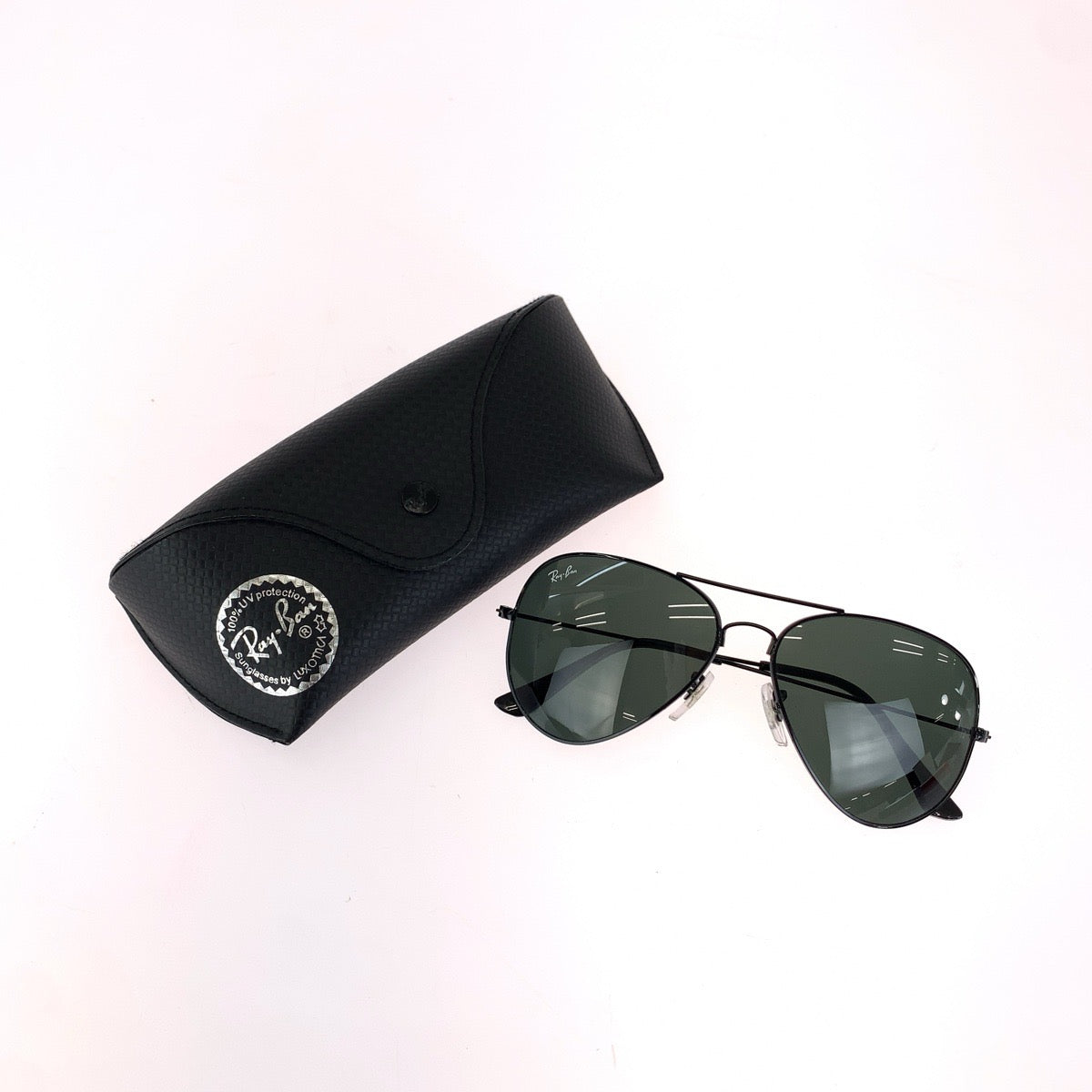 Ray-Ban レイバン アビエーター Aviator Large Metal II サイズ62□14 ブラック グリーン メタル RB3026 サングラス 男女兼用 ティアドロップ メンズ AB13