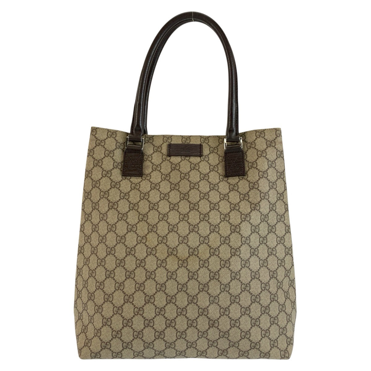 GUCCI グッチ ブラウン GGスプリームキャンバス 131220 トートバッグ ショルダーバッグ レディース ABP25