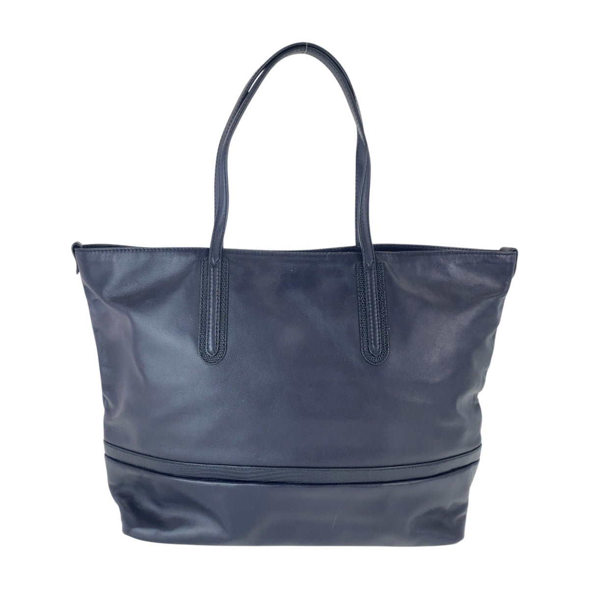 BALLY バリー ネイビー ゴールド金具 レザー トートバッグ ショルダーバッグ 男女兼用 レディース ABP21