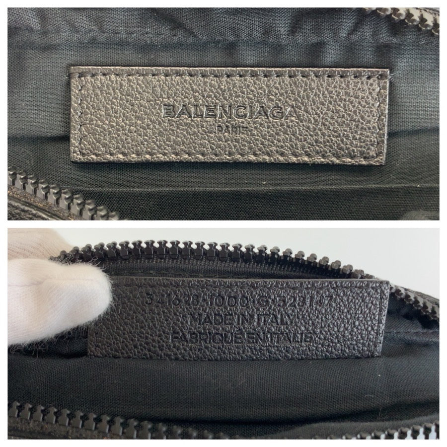 BALENCIAGA バレンシアガ ネオリフト ブラック 黒 ナイロン / レザー 341628 ボディバッグ ウエストポーチ バムバッグ メンズ ABP66
