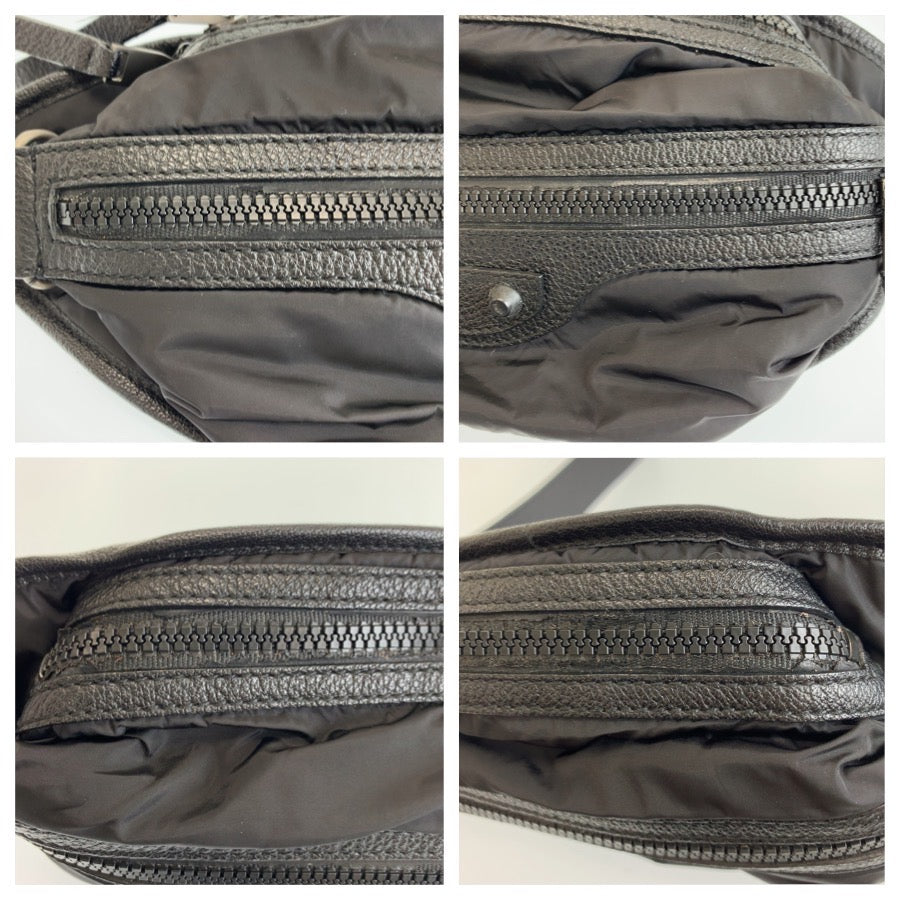 BALENCIAGA バレンシアガ ネオリフト ブラック 黒 ナイロン / レザー 341628 ボディバッグ ウエストポーチ バムバッグ メンズ ABP66