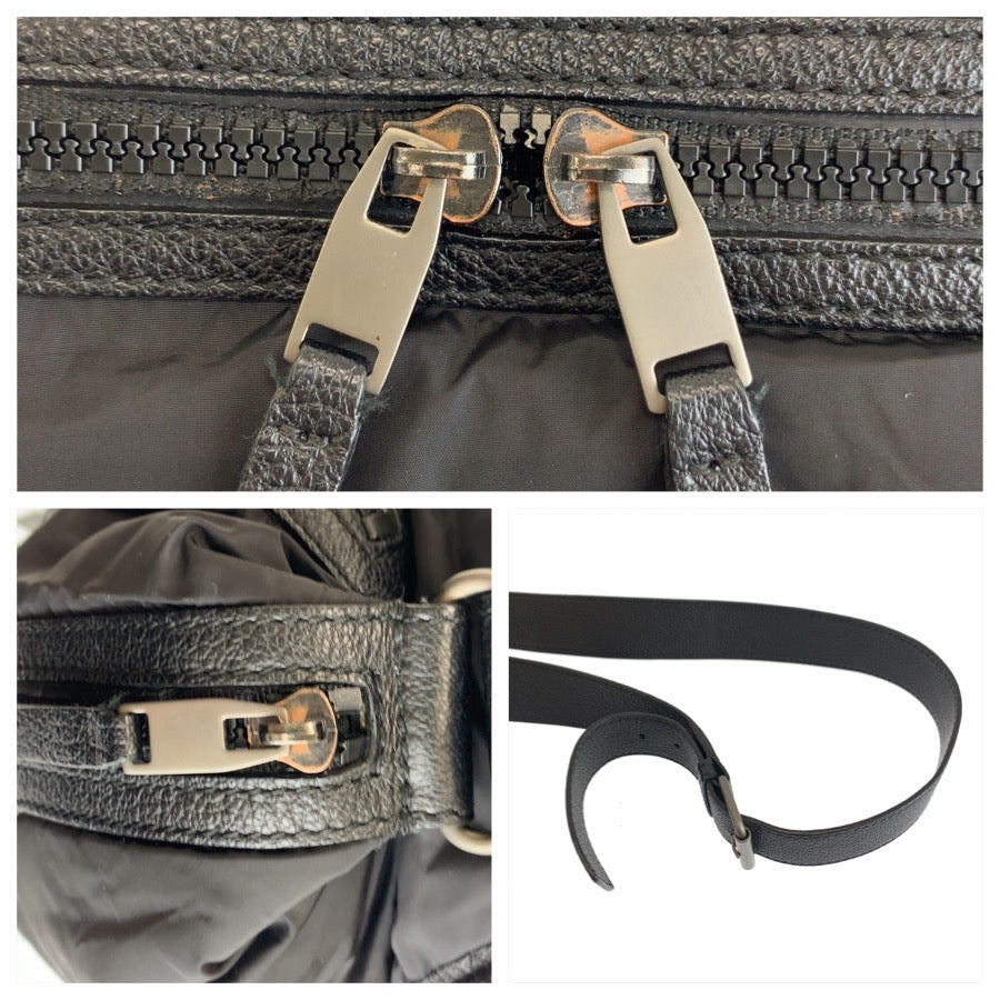 BALENCIAGA バレンシアガ ネオリフト ブラック 黒 ナイロン / レザー 341628 ボディバッグ ウエストポーチ バムバッグ メンズ ABP66