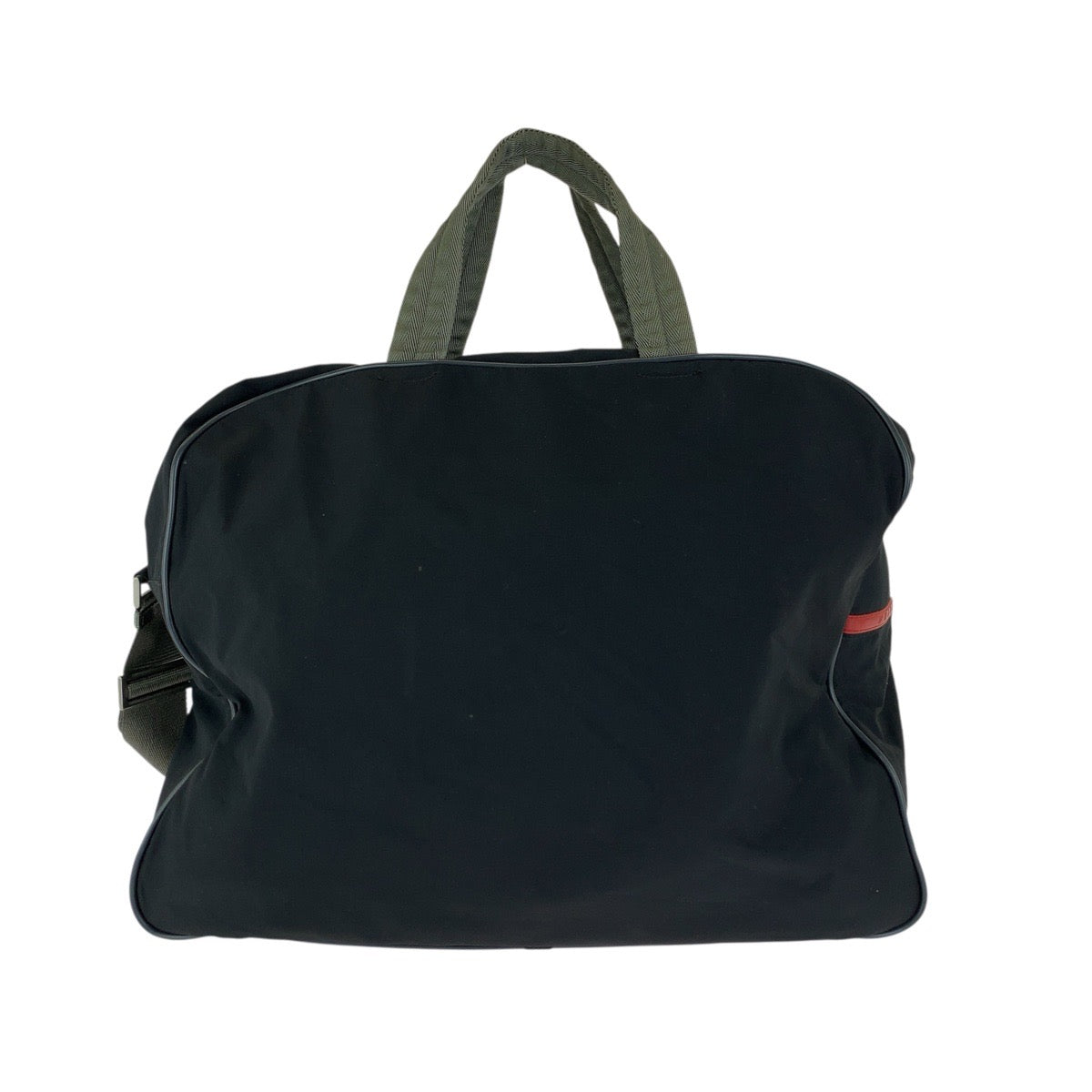 PRADA SPORTS プラダスポーツ スポーツライン 2way ブラック 黒 シルバー金具 ナイロン ボストンバッグ ショルダーバッグ メンズ AB40