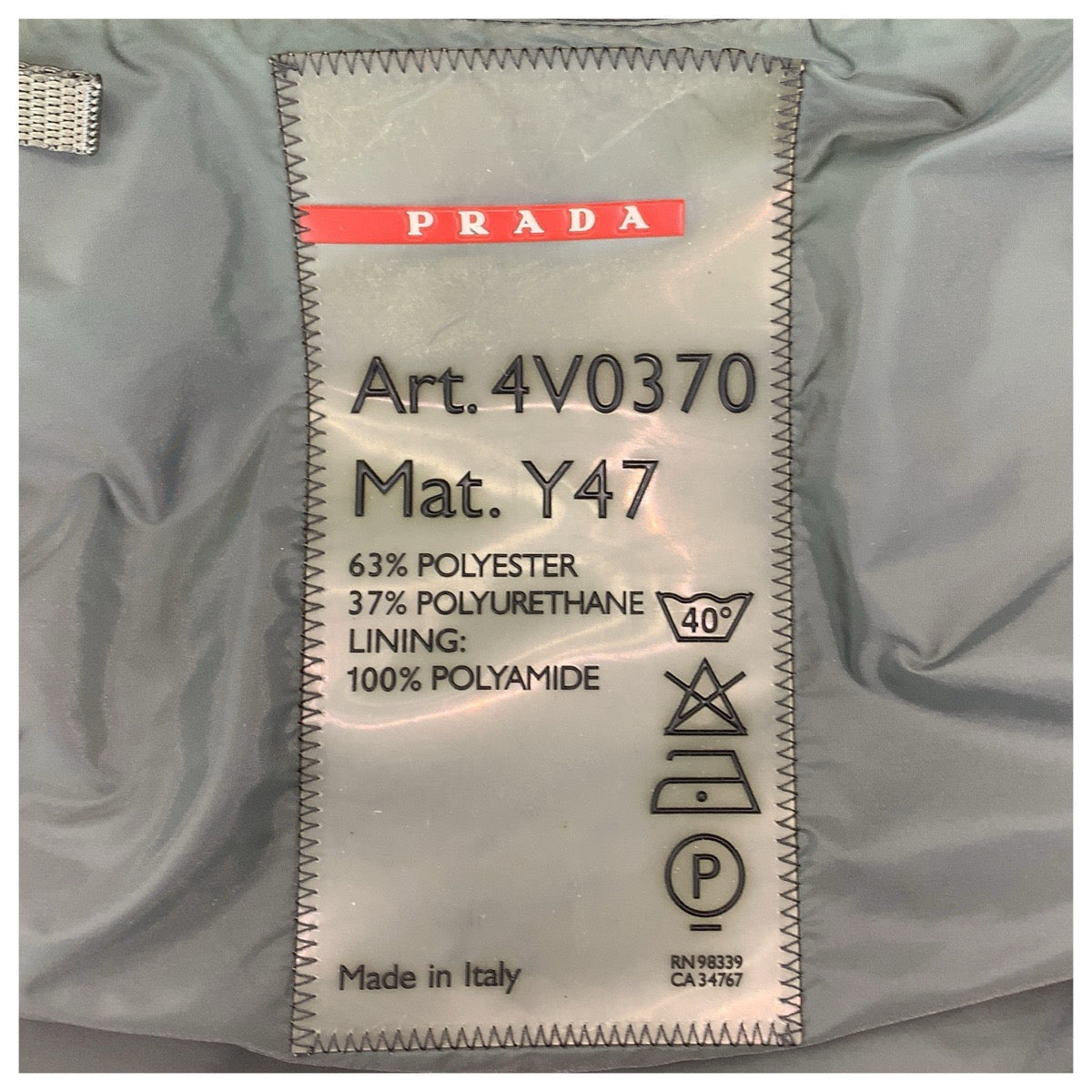 PRADA SPORTS プラダスポーツ スポーツライン 2way ブラック 黒 シルバー金具 ナイロン ボストンバッグ ショルダーバッグ メンズ AB40