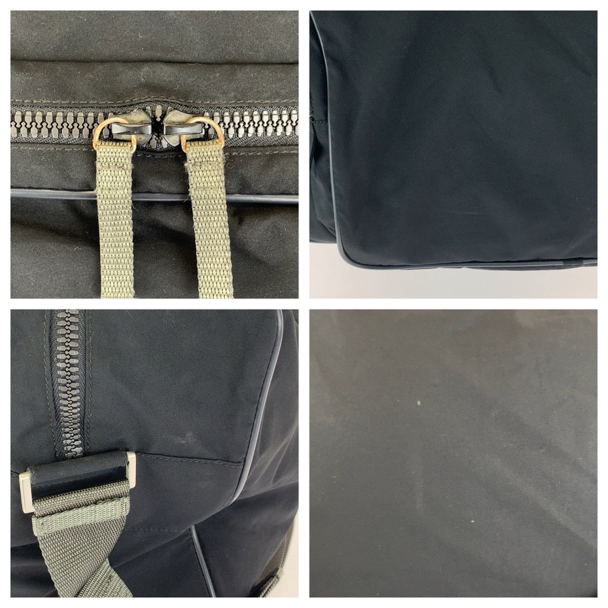 PRADA SPORTS プラダスポーツ スポーツライン 2way ブラック 黒 シルバー金具 ナイロン ボストンバッグ ショルダーバッグ メンズ AB40