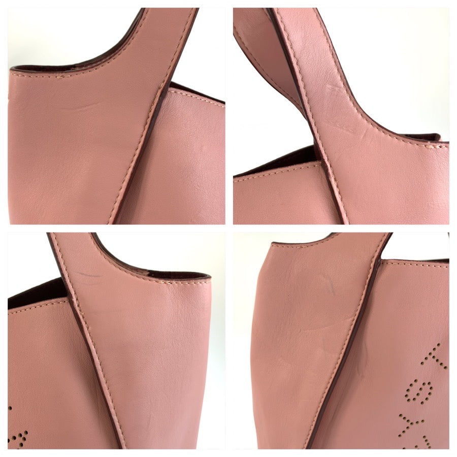 Stella McCartney ステラマッカートニー ピンク ゴールド金具 レザー 513860 トートバッグ ショルダーバッグ 2way レディース B16