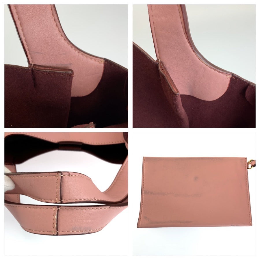 Stella McCartney ステラマッカートニー ピンク ゴールド金具 レザー 513860 トートバッグ ショルダーバッグ 2way レディース B16
