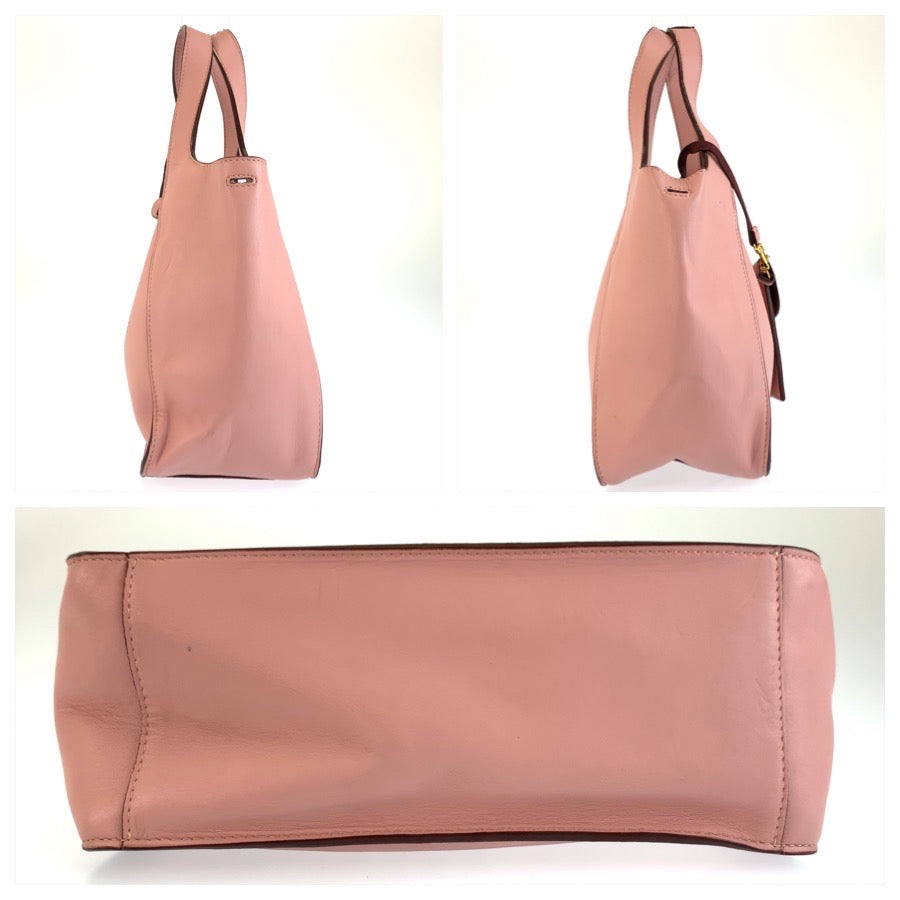Stella McCartney ステラマッカートニー ピンク ゴールド金具 レザー 513860 トートバッグ ショルダーバッグ 2way レディース B16