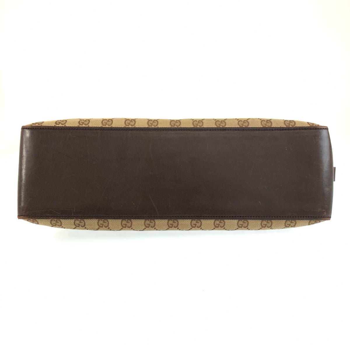 GUCCI グッチ ブラウン ベージュ ゴールド金具 GGキャンバス / レザー 106251 トートバッグ ハンドバッグ レディース B35