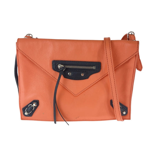 BALENCIAGA バレンシアガ Papier Mini Triple ピンク シルバー金具 レザー 299482 ショルダーバッグ ポシェット レディース AB73