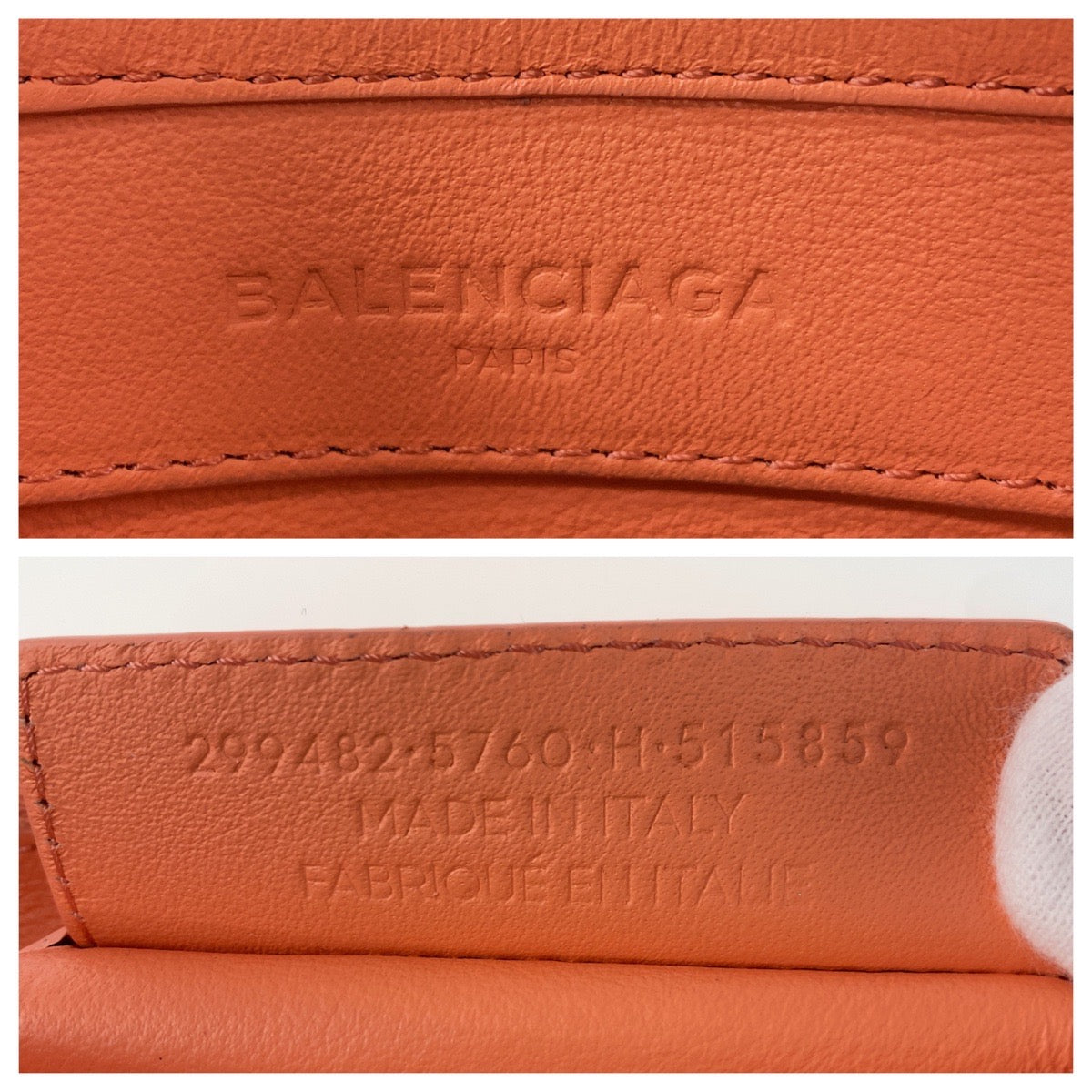 BALENCIAGA バレンシアガ Papier Mini Triple ピンク シルバー金具 レザー 299482 ショルダーバッグ ポシェット レディース AB73