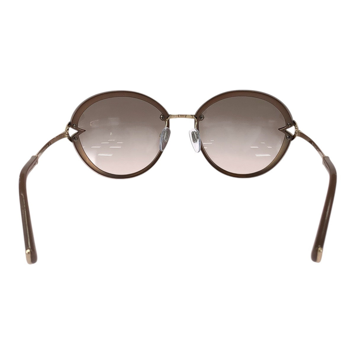 BVLGARI ブルガリ ディーヴァ ドリーム サイズ61□15 ブラウン ゴールド金具 メタル / プラスチック BV6101-B 2037/3B サングラス バタフライ レディース AB21
