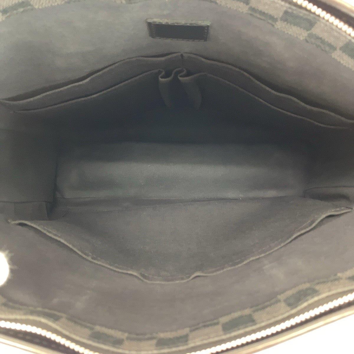 LOUIS VUITTON ルイヴィトン ダミエ グラフィット タダオ PM ブラック 黒 シルバー金具 PVC / レザー N41259 ビジネスバッグ トートバッグ メンズ B48