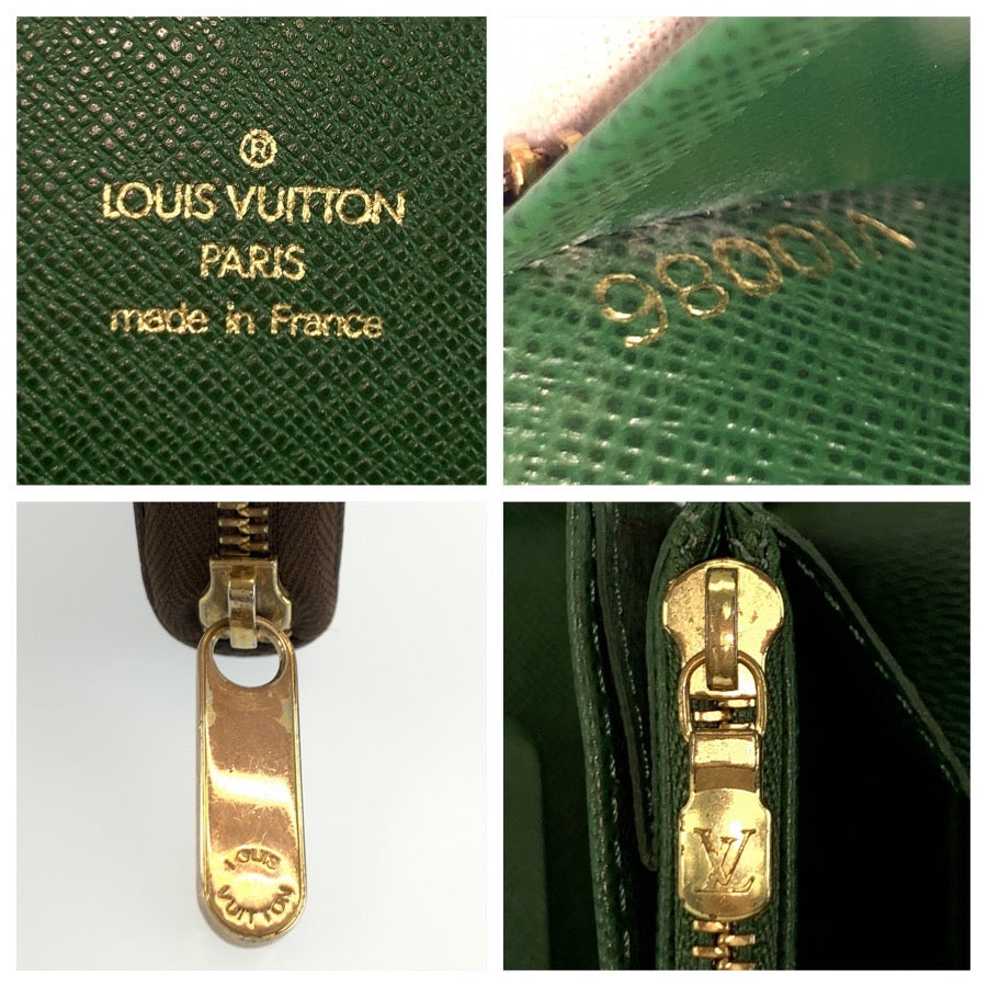 LOUIS VUITTON ルイヴィトン ジッピーオーガナイザー ベルボーイ ブラウン ゴールド金具 PVC M60035 長財布 ロングウォレット レディース AB37