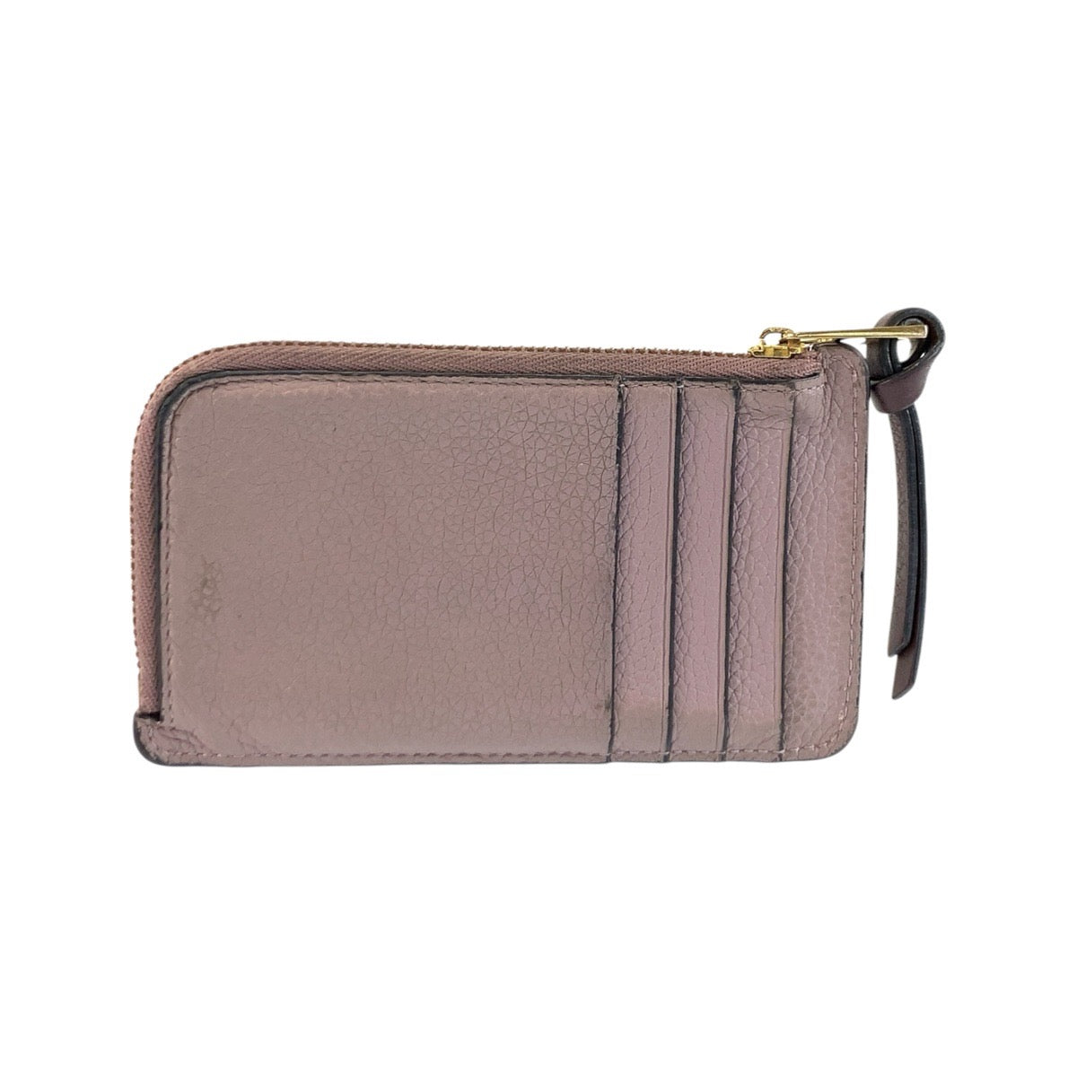 LOEWE ロエベ アナグラム パープル ブラウン ゴールド金具 レザー 522232 コインケース 小銭入れ レディース AB16