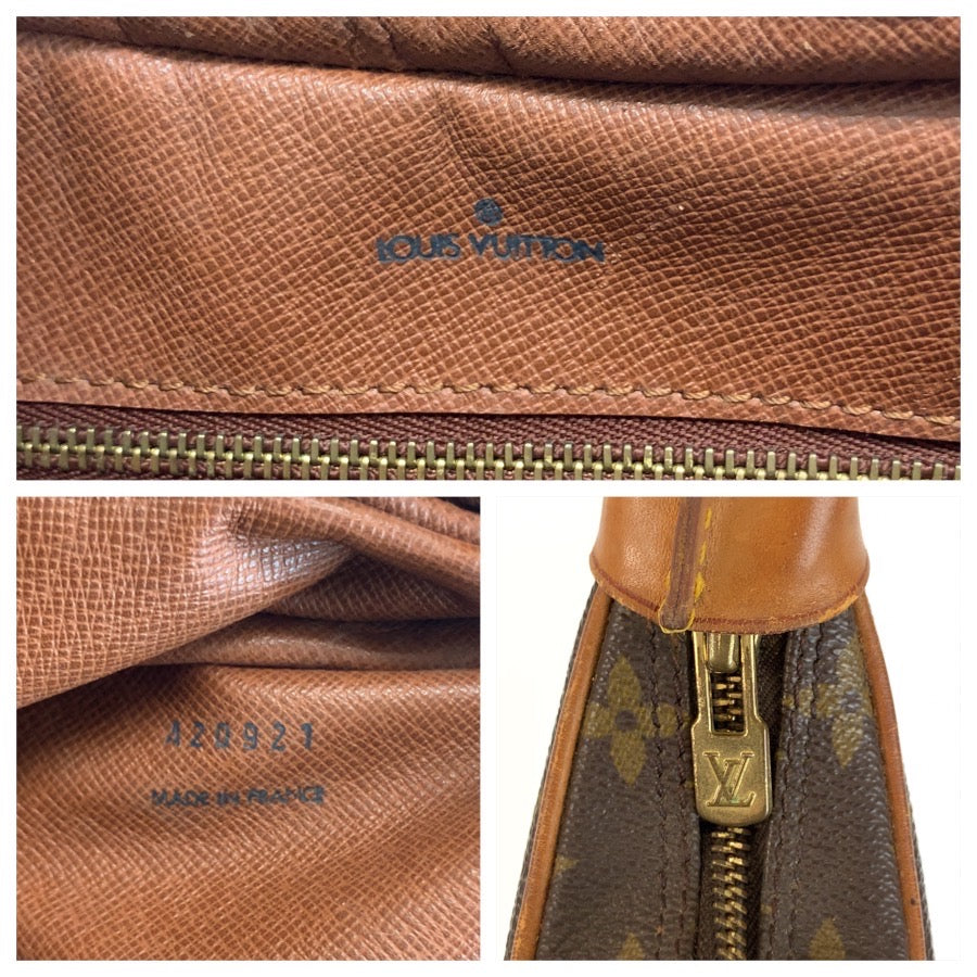 LOUIS VUITTON ルイヴィトン モノグラム ブローニュ ブラウン ゴールド金具 PVC / レザー M51265 ショルダーバッグ メッセンジャーバッグ レディース BC43