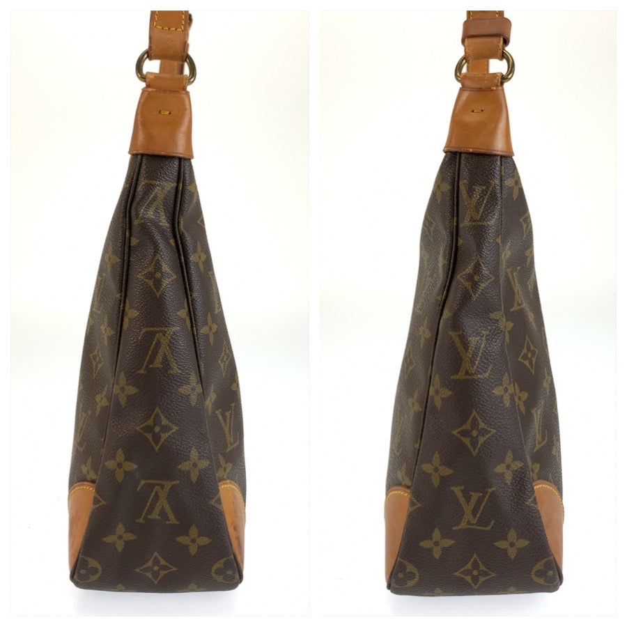 LOUIS VUITTON ルイヴィトン モノグラム ブローニュ ブラウン ゴールド金具 PVC / レザー M51265 ショルダーバッグ メッセンジャーバッグ レディース BC43