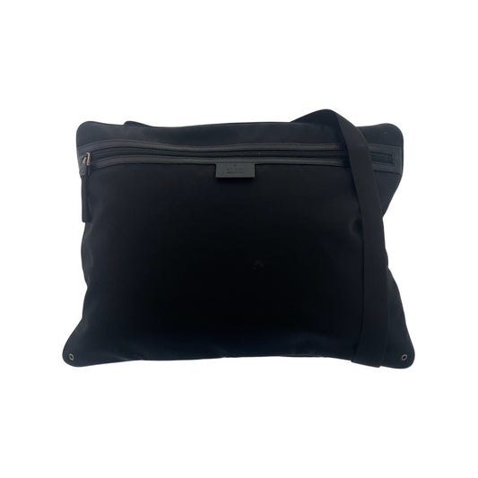 GUCCI グッチ ブラック 黒 シルバー金具 キャンバス 90477 ショルダーバッグ メッセンジャーバッグ メンズ B27