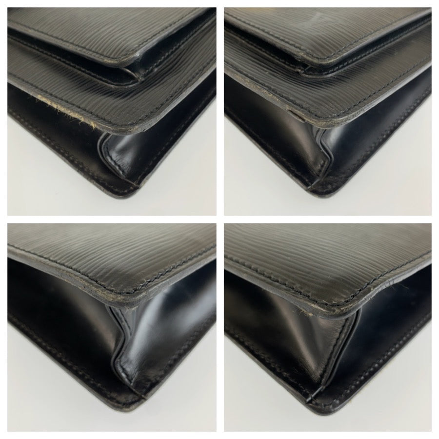 LOUIS VUITTON ルイヴィトン エピ モンソー ブラック 黒 ゴールド金具 レザー M52122 ハンドバッグ ショルダーバッグ 2way メンズ B57