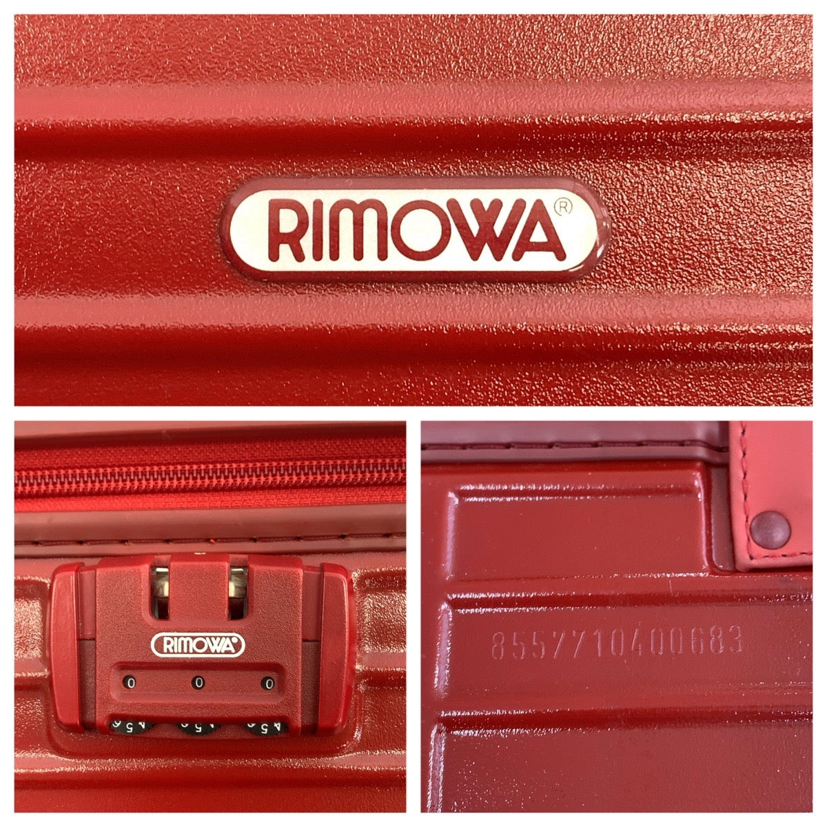 RIMOWA リモワ SALSA 104L 2輪 レッド プラスチック スーツケース キャリーケース キャリーバッグ 男女兼用 メンズ ABP45
