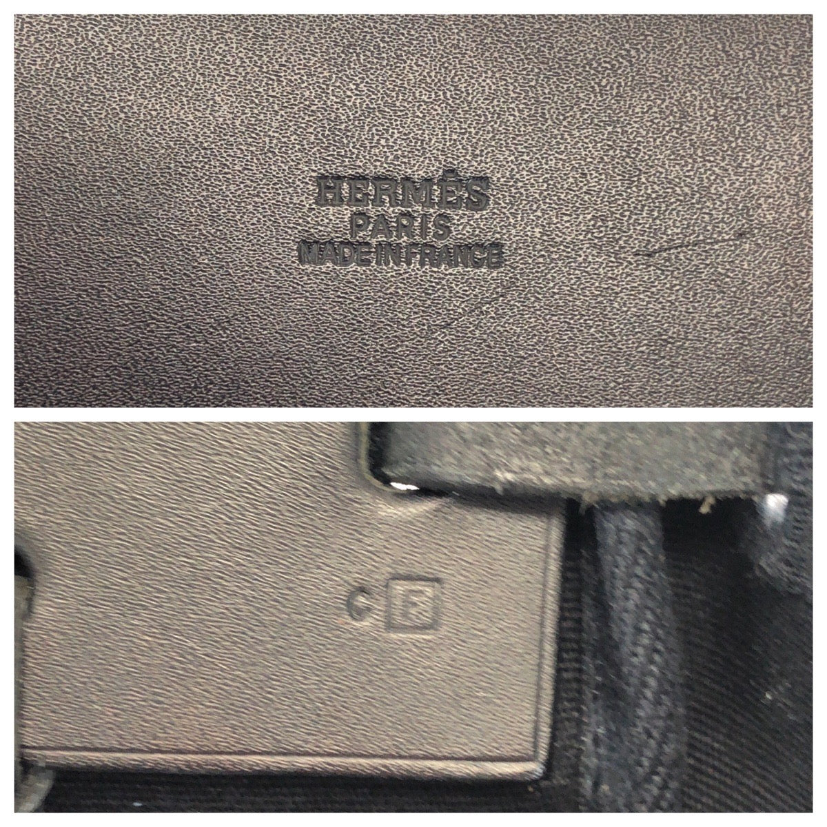 HERMES エルメス エールバッグ カバスGM ブルーインディゴ ネイビー シルバー金具 トワルオフィシエ / ボックスカーフ トートバッグ □F刻印 レディース AB68