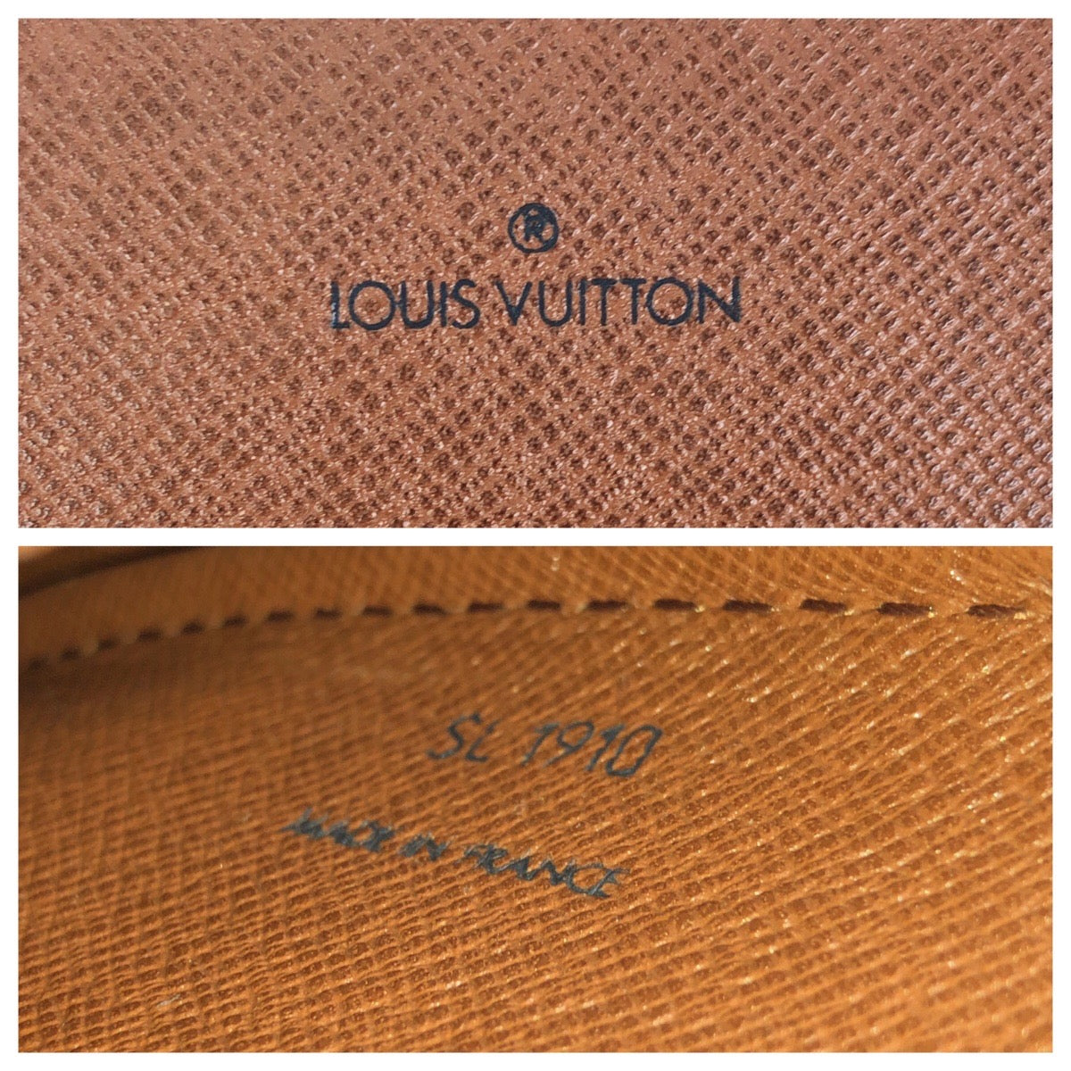 LOUIS VUITTON ルイヴィトン モノグラム カルトシエール GM ブラウン ゴールド金具 PVC / レザー M51252 ショルダーバッグ レディース B50