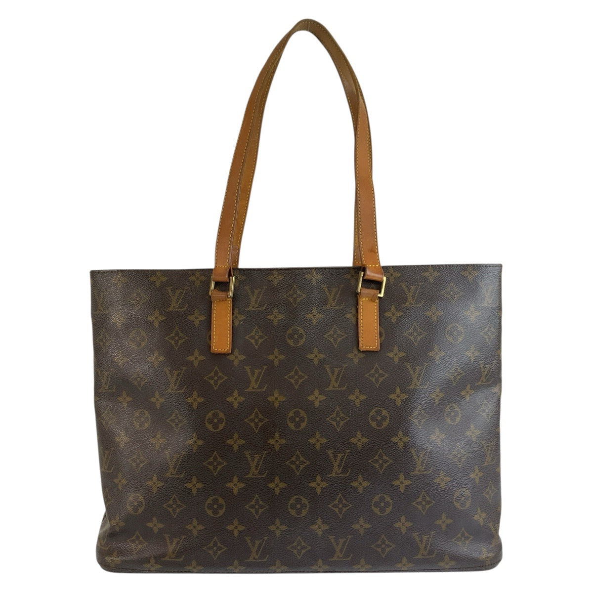 LOUIS VUITTON ルイヴィトン モノグラム ルコ ブラウン ゴールド金具 PVC / レザー M51155 トートバッグ ショルダーバッグ レディース BC43