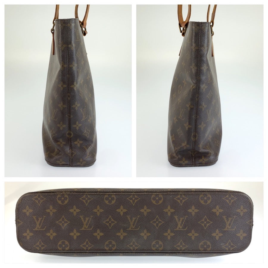 LOUIS VUITTON ルイヴィトン モノグラム ルコ ブラウン ゴールド金具 PVC / レザー M51155 トートバッグ ショルダーバッグ レディース BC43