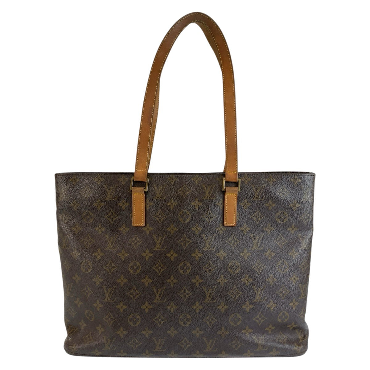 LOUIS VUITTON ルイヴィトン モノグラム ルコ ブラウン ゴールド金具 PVC / レザー M51155 トートバッグ ショルダーバッグ レディース BC43