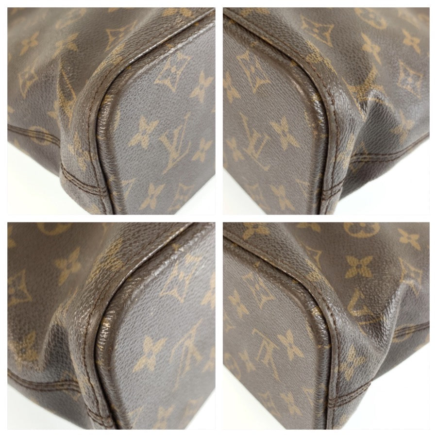 LOUIS VUITTON ルイヴィトン モノグラム ルコ ブラウン ゴールド金具 PVC / レザー M51155 トートバッグ ショルダーバッグ レディース BC43