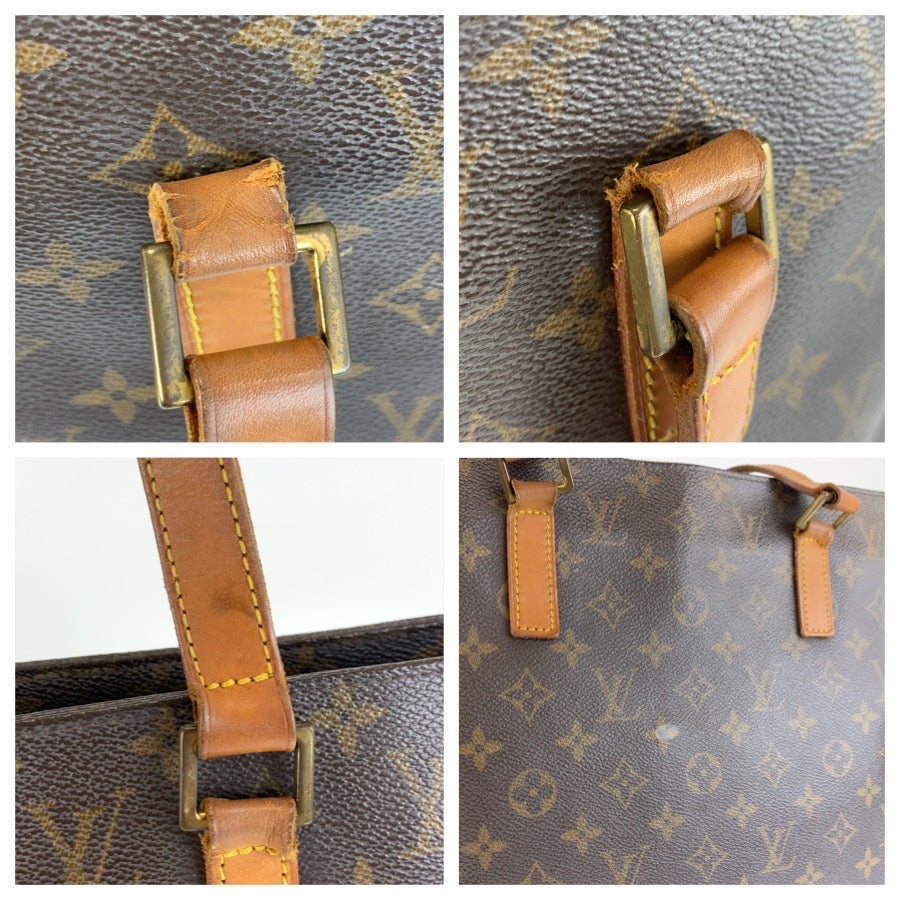 LOUIS VUITTON ルイヴィトン モノグラム ルコ ブラウン ゴールド金具 PVC / レザー M51155 トートバッグ ショルダーバッグ レディース BC43