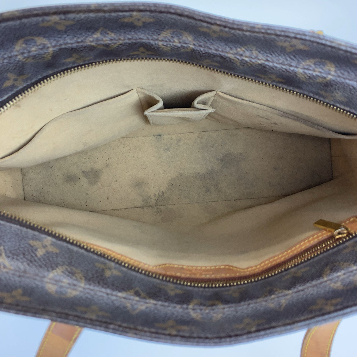 LOUIS VUITTON ルイヴィトン モノグラム ルコ ブラウン ゴールド金具 PVC / レザー M51155 トートバッグ ショルダーバッグ レディース BC43