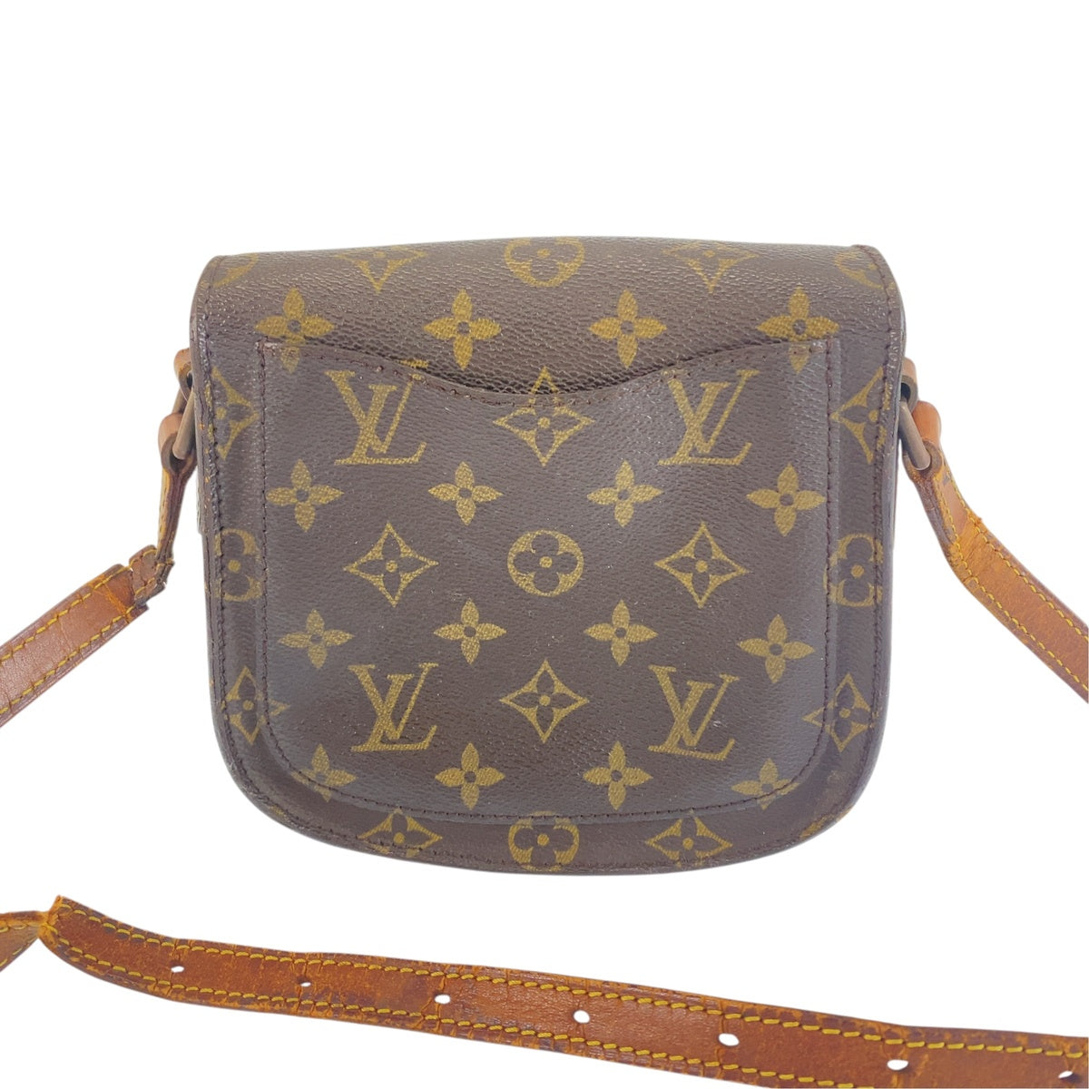 LOUIS VUITTON ルイヴィトン モノグラム サンクルー ブラウン PVC / レザー M51242 ショルダーバッグ ポシェット レディース BC28