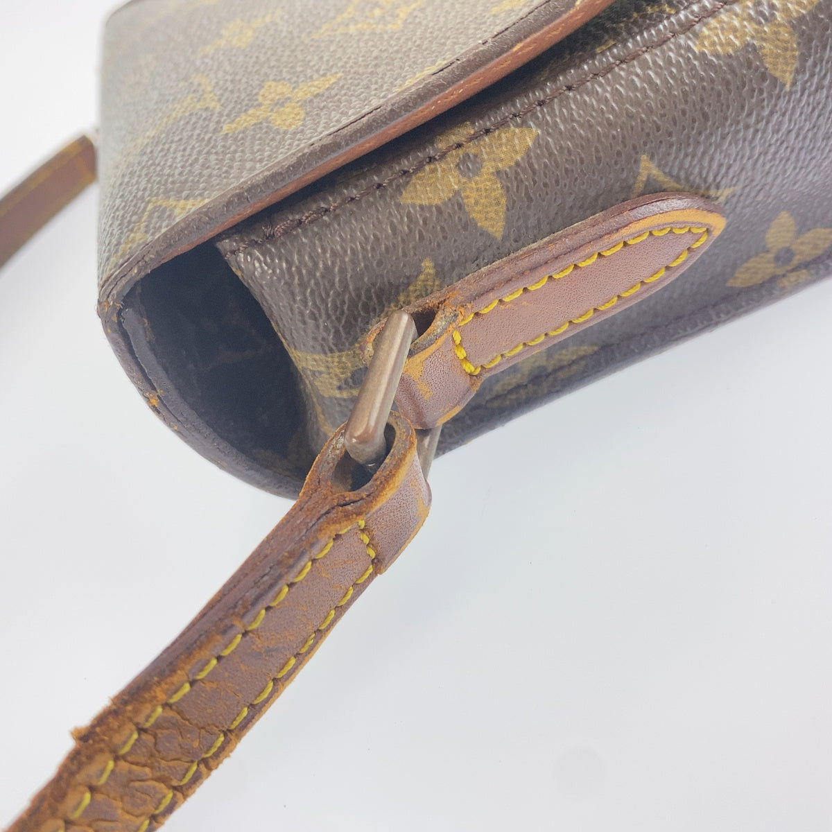 LOUIS VUITTON ルイヴィトン モノグラム サンクルー ブラウン PVC / レザー M51242 ショルダーバッグ ポシェット レディース BC28