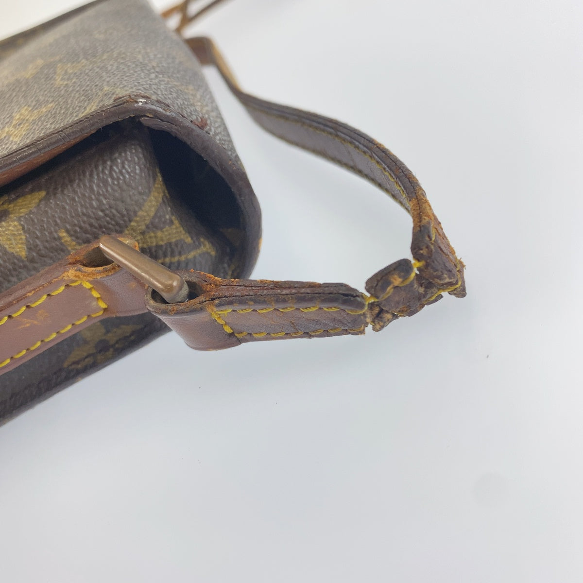 LOUIS VUITTON ルイヴィトン モノグラム サンクルー ブラウン PVC / レザー M51242 ショルダーバッグ ポシェット レディース BC28