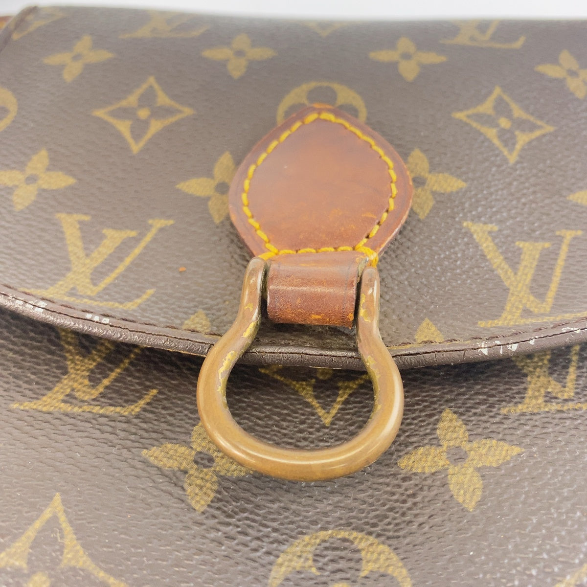 LOUIS VUITTON ルイヴィトン モノグラム サンクルー ブラウン PVC / レザー M51242 ショルダーバッグ ポシェット レディース BC28