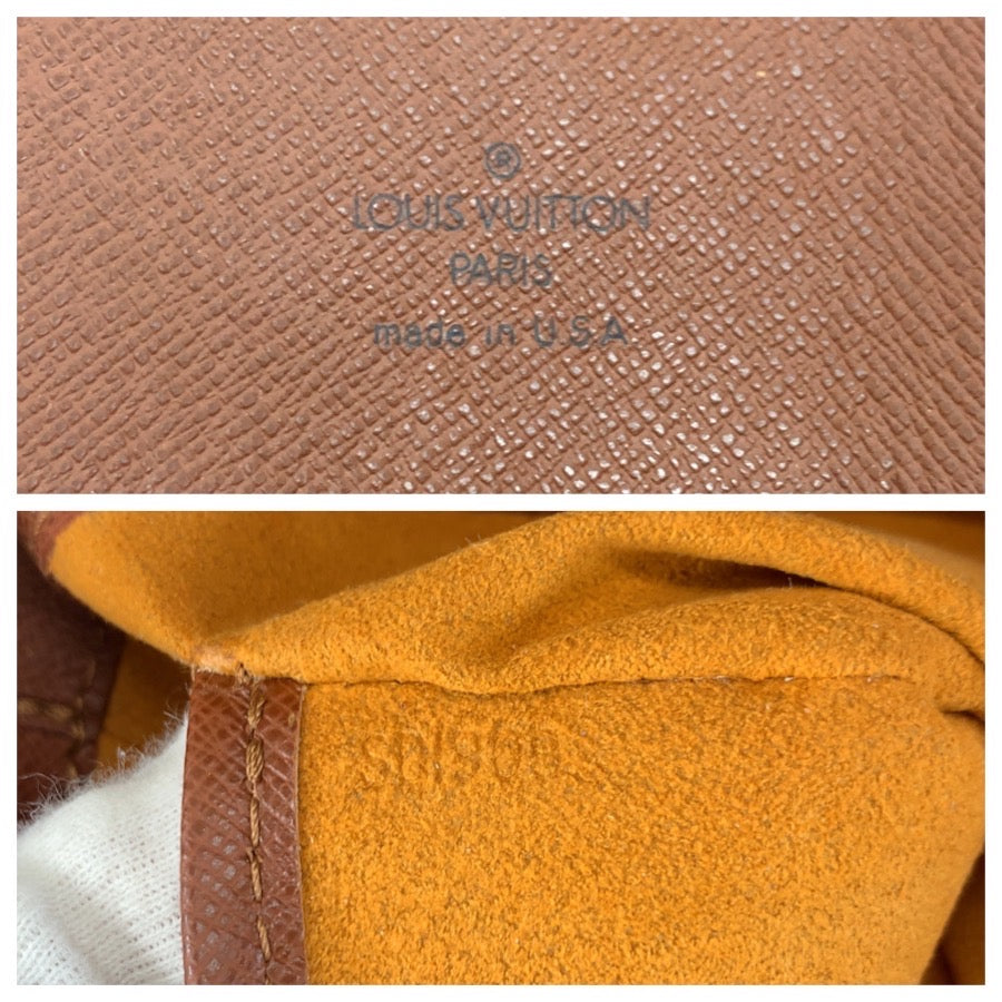 LOUIS VUITTON ルイヴィトン モノグラム ミュゼットタンゴ ブラウン ゴールド金具 PVC / レザー M51257 ショルダーバッグ レディース AB53