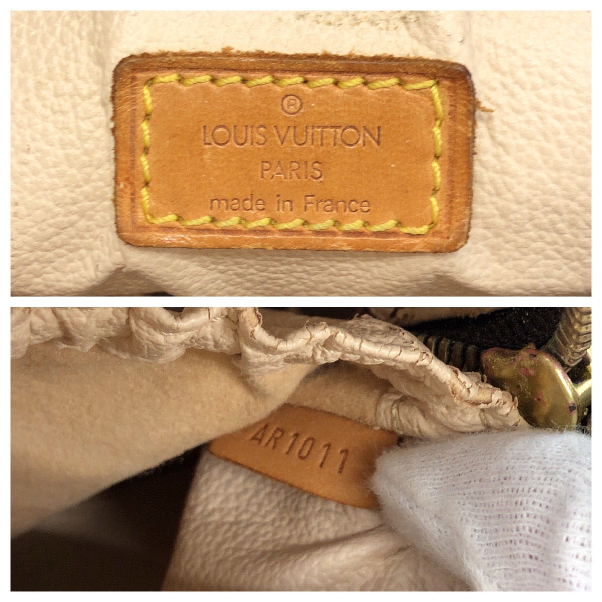LOUIS VUITTON ルイヴィトン モノグラム スポンティーニ 2way ブラウン ゴールド金具 PVC / レザー M47500 ショルダーバッグ ハンドバッグ レディース BC30