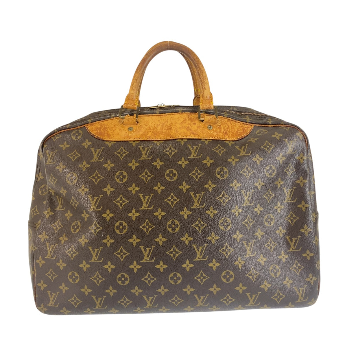 LOUIS VUITTON ルイヴィトン モノグラム アリゼ ドゥ ポッシュ ブラウン PVC / レザー M41392 ボストンバッグ ハンドバッグ メンズ BC30